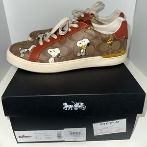 Coach snoopy shoes.